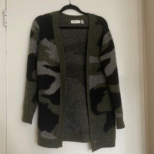 Camo Cardigan